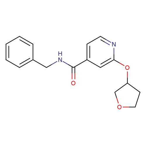 N-benzyl-2-(oxolan-3-yloxy)pyridine-4-carboxamide