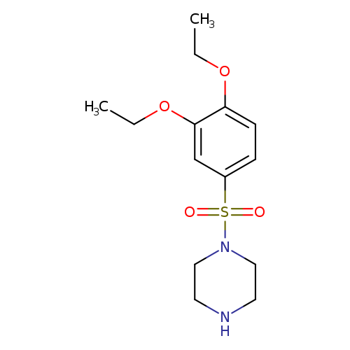 1-(3,4-diethoxybenzenesulfonyl)piperazine