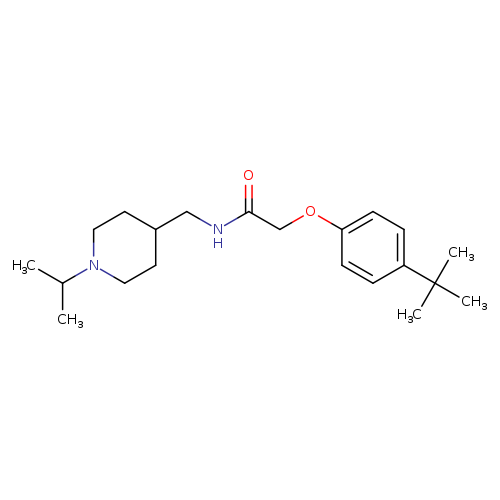 2-(4-tert-butylphenoxy)-N-{[1-(propan-2-yl)piperidin-4-yl]methyl}acetamide