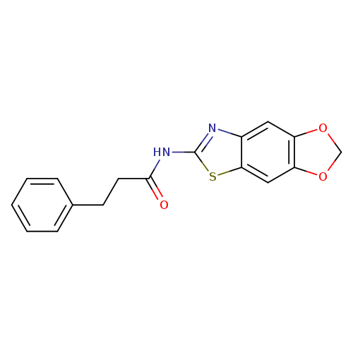 N-{4,6-dioxa-10-thia-12-azatricyclo[7.3.0.0^{3,7}]dodeca-1(9),2,7,11-tetraen-11-yl}-3-phenylpropanamide