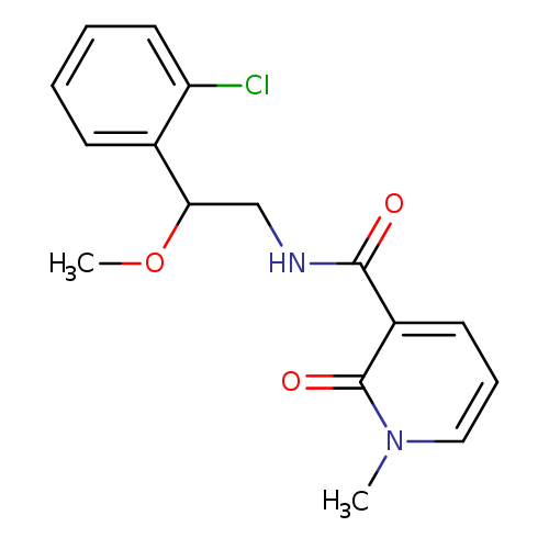 N-[2-(2-chlorophenyl)-2-methoxyethyl]-1-methyl-2-oxo-1,2-dihydropyridine-3-carboxamide
