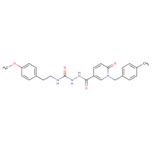 N-({[2-(4-methoxyphenyl)ethyl]carbamoyl}amino)-1-[(4-methylphenyl)methyl]-6-oxo-1,6-dihydropyridine-3-carboxamide