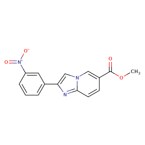METHYL 2-(3-NITROPHENYL)IMIDAZO[1,2-A]PYRIDINE-6-CARBOXYLATE