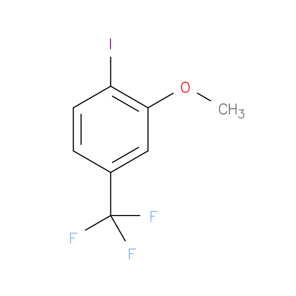 1-iodo-2-methoxy-4-(trifluoromethyl)benzene