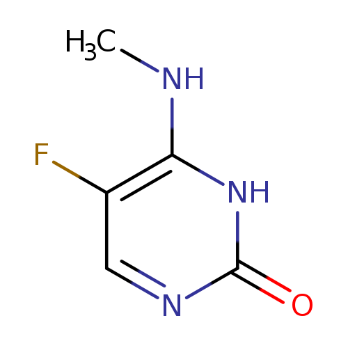 2(1H)-Pyrimidinone, 5-fluoro-4-(methylamino)- (9CI)