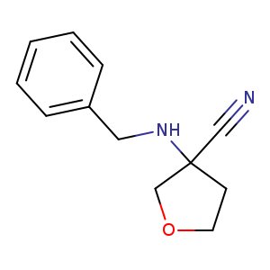 3-(Benzylamino)oxolane-3-carbonitrile