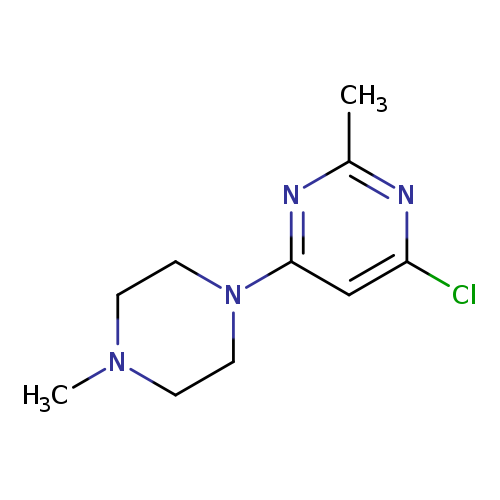 4-chloro-2-methyl-6-(4-methylpiperazin-1-yl)pyrimidine