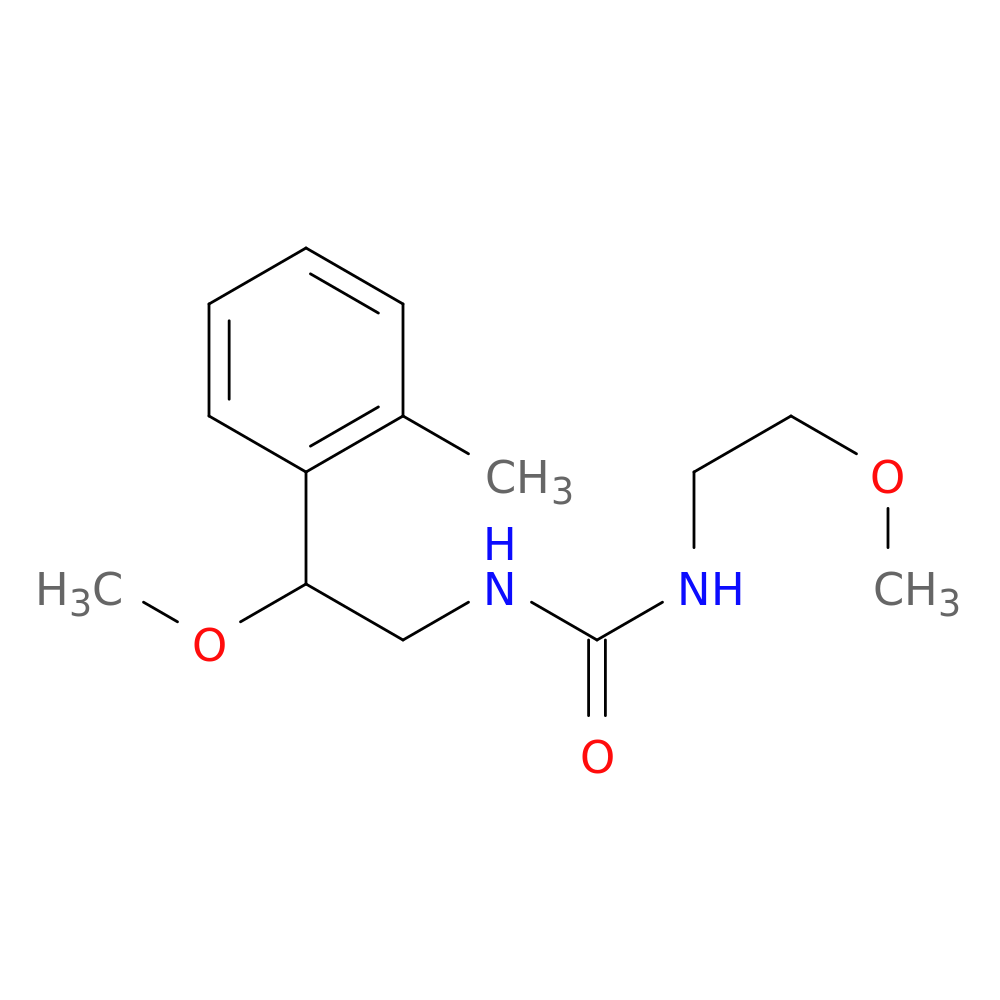1-[2-methoxy-2-(2-methylphenyl)ethyl]-3-(2-methoxyethyl)urea