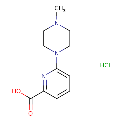 6-(4-methylpiperazin-1-yl)pyridine-2-carboxylicacidhydrochloride