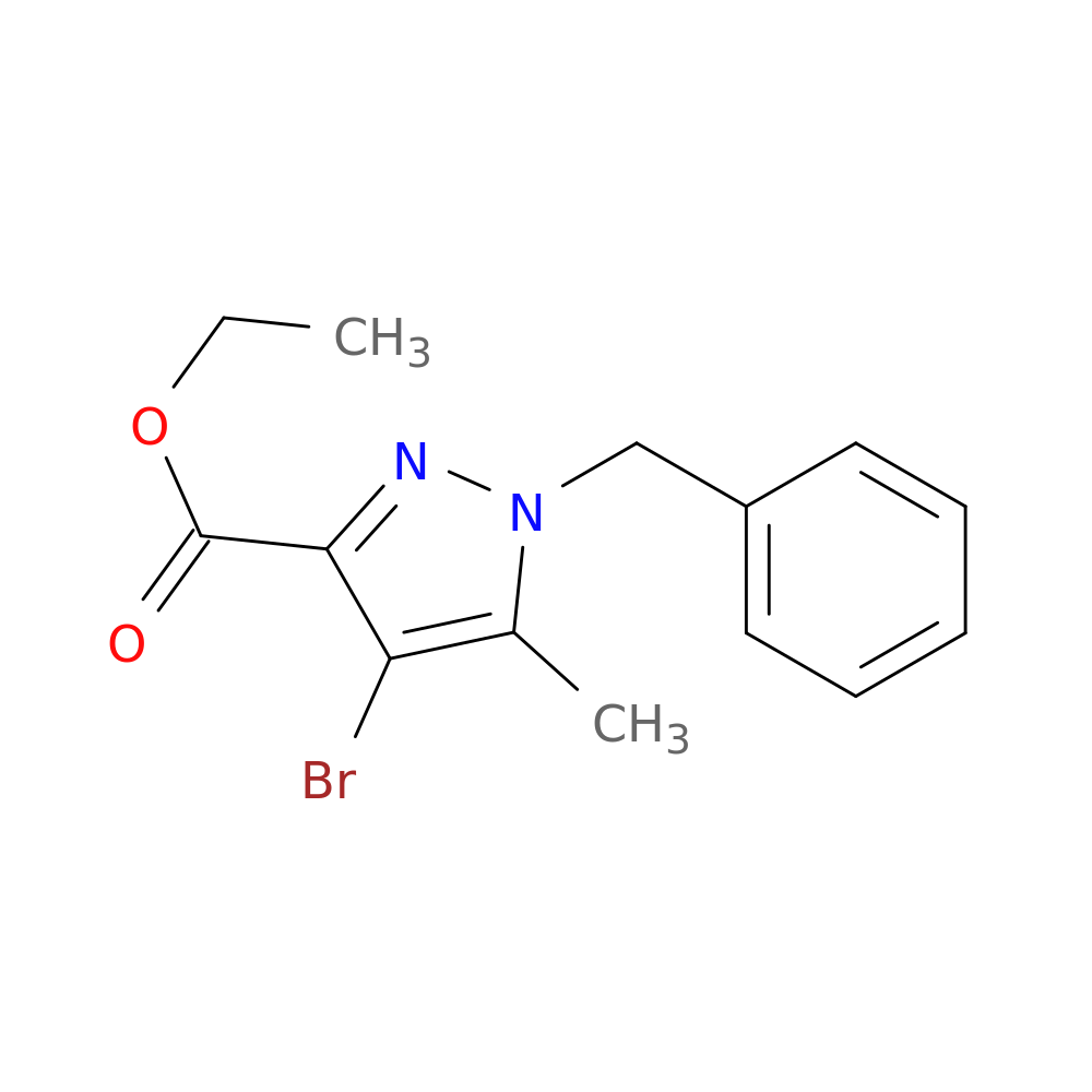 Ethyl 1-benzyl-4-bromo-5-methyl-1H-pyrazole-3-carboxylate