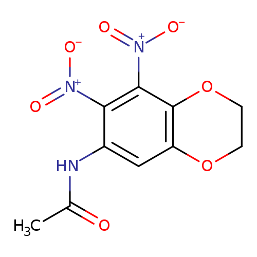 N-(7,8-dinitro-2,3-dihydro-1,4-benzodioxin-6-yl)acetamide