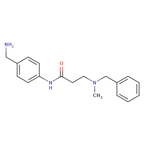 N-[4-(aminomethyl)phenyl]-3-[benzyl(methyl)amino]propanamide