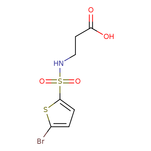 3-([(5-Bromothien-2-yl)sulfonyl]amino)propanoic acid