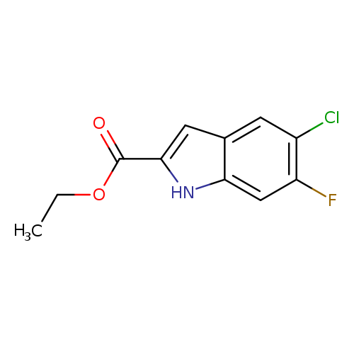 Ethyl 5-chloro-6-fluoro-1H-indole-2-carboxylate