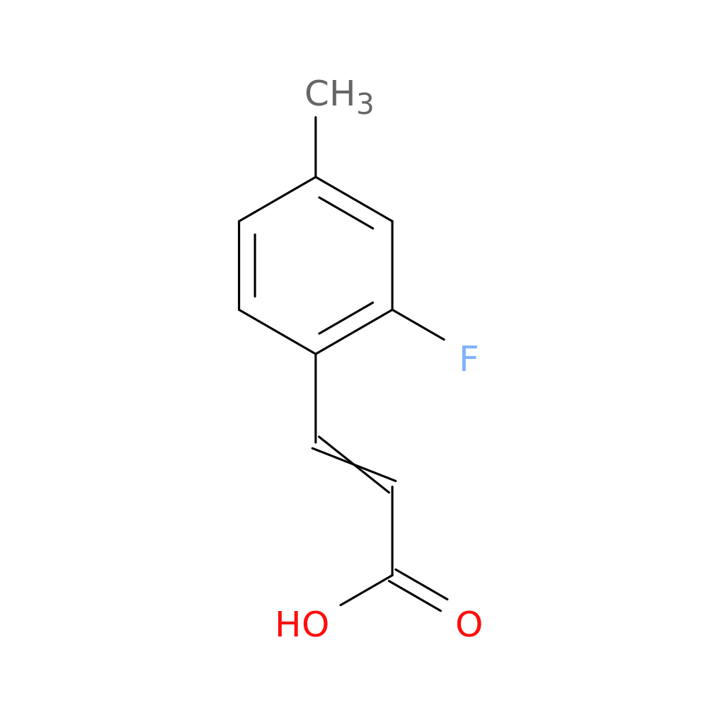 2-Fluoro-4-methylcinnamic acid