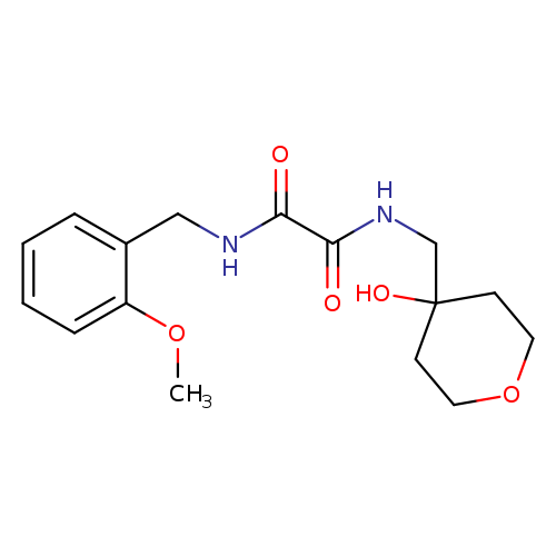 N'-[(4-hydroxyoxan-4-yl)methyl]-N-[(2-methoxyphenyl)methyl]ethanediamide