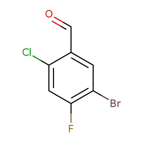5-Bromo-2-chloro-4-fluorobenzaldehyde