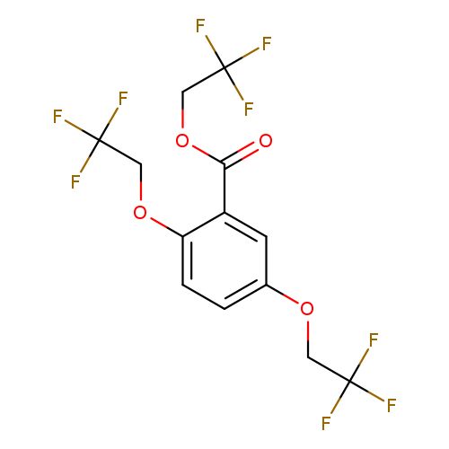 Benzoic acid,2,5-bis(2,2,2-trifluoroethoxy)-, 2,2,2-trifluoroethyl ester
