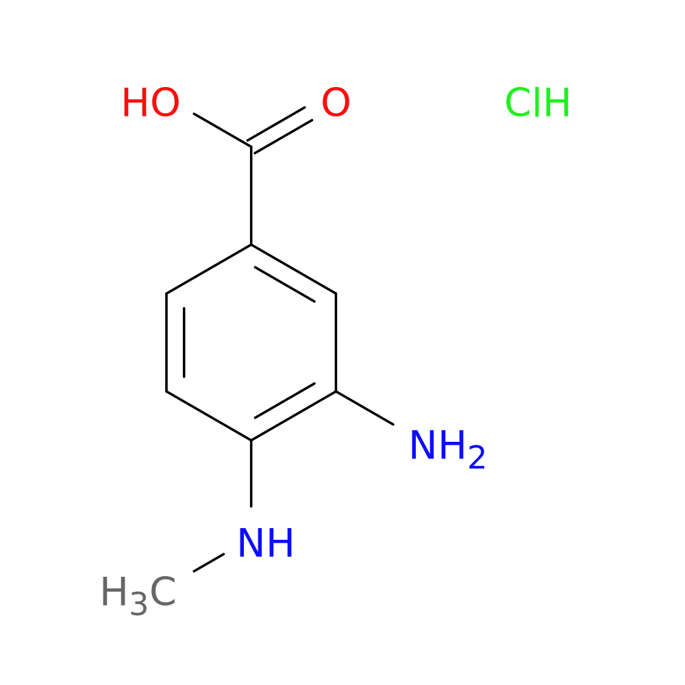 3-amino-4-(methylamino)benzoic acid hydrochloride