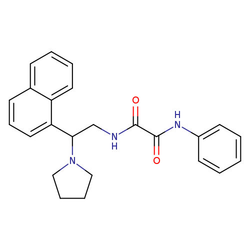 N-[2-(naphthalen-1-yl)-2-(pyrrolidin-1-yl)ethyl]-N'-phenylethanediamide