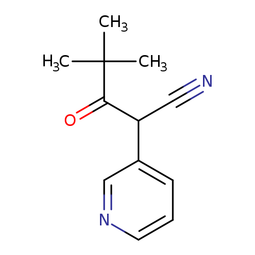 4,4-dimethyl-3-oxo-2-(pyridin-3-yl)pentanenitrile