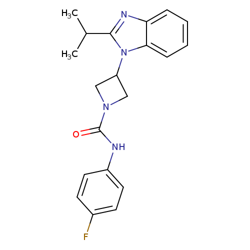 N-(4-fluorophenyl)-3-[2-(propan-2-yl)-1H-1,3-benzodiazol-1-yl]azetidine-1-carboxamide