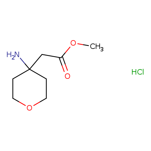 2H-Pyran-4-acetic acid, 4-aminotetrahydro-, methyl ester, hydrochloride (1:1)
