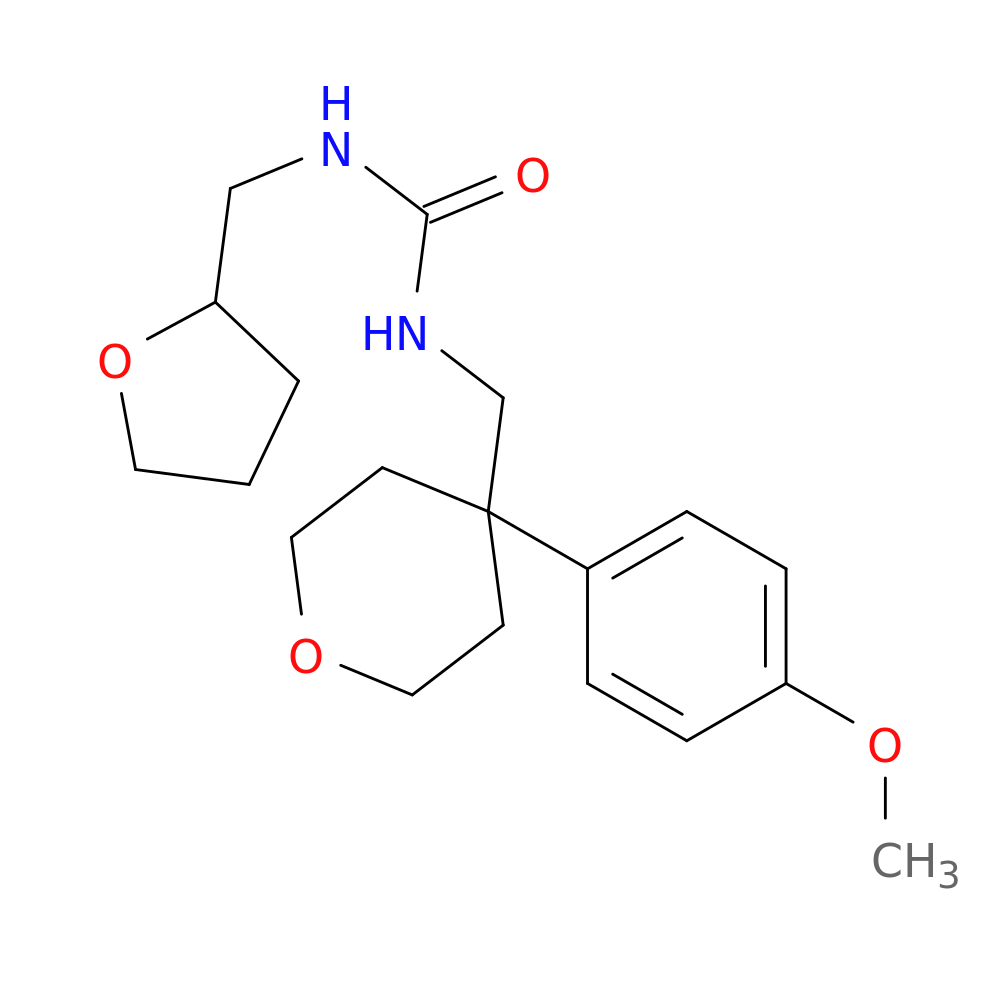 1-{[4-(4-methoxyphenyl)oxan-4-yl]methyl}-3-[(oxolan-2-yl)methyl]urea