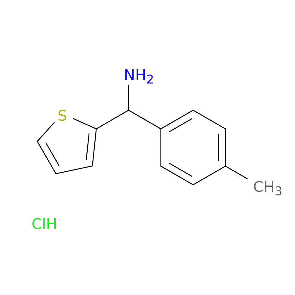 1-(4-methylphenyl)-1-(2-thienyl)methanamine