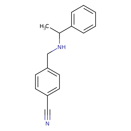 4-[(1-Phenyl-ethylamino)-methyl]-benzonitrile HCl
