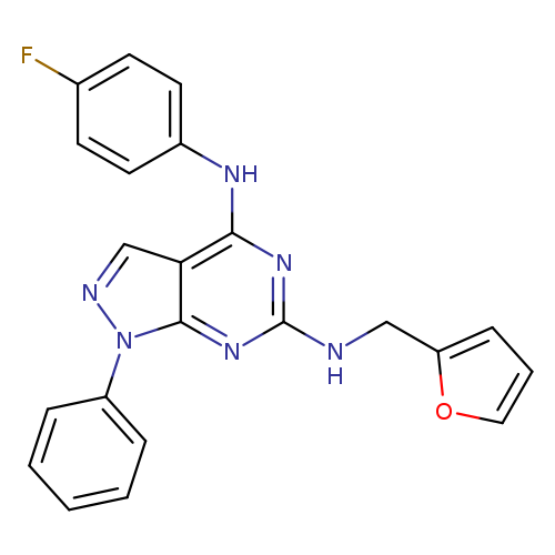 N4-(4-fluorophenyl)-N6-[(furan-2-yl)methyl]-1-phenyl-1H-pyrazolo[3,4-d]pyrimidine-4,6-diamine