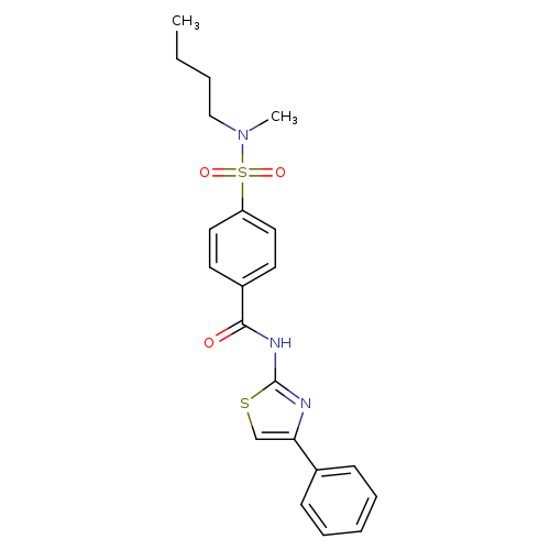 4-[butyl(methyl)sulfamoyl]-N-(4-phenyl-1,3-thiazol-2-yl)benzamide