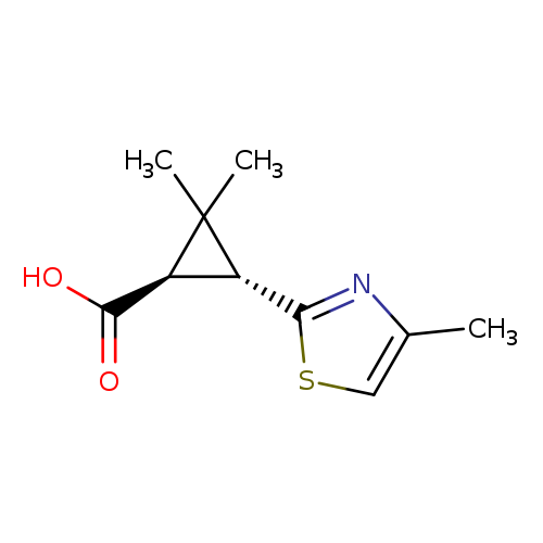 rac-(1R,3R)-2,2-dimethyl-3-(4-methyl-1,3-thiazol-2-yl)cyclopropane-1-carboxylicacid,trans