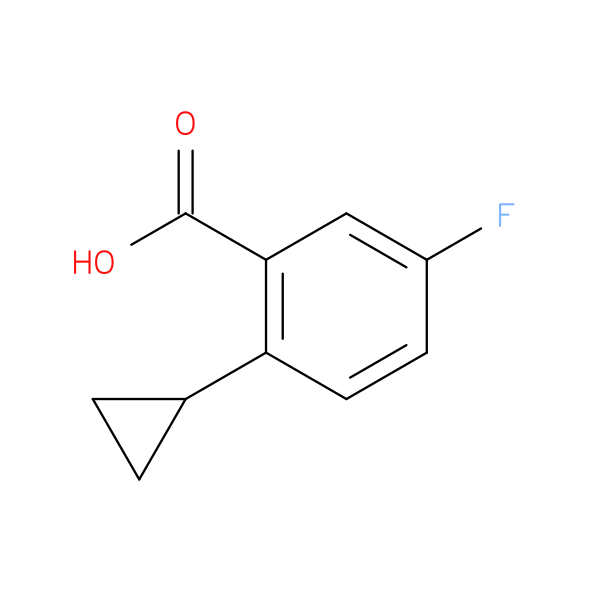2-Cyclopropyl-5-fluorobenzoic acid