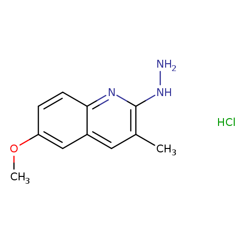2-Hydrazino-6-methoxy-3-methylquinoline hydrochloride