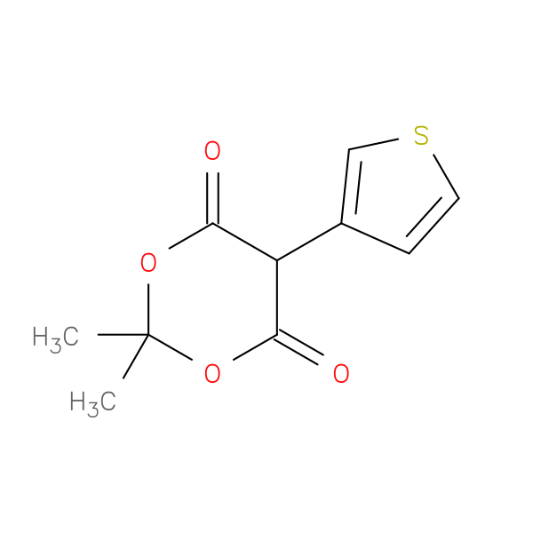 2,2-Dimethyl-5-(thiophen-3-yl)-[1,3]dioxane-4,6-dione