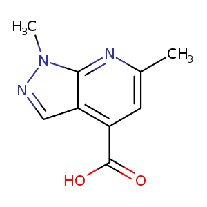 1,6-dimethyl-1H-pyrazolo[3,4-b]pyridine-4-carboxylic acid