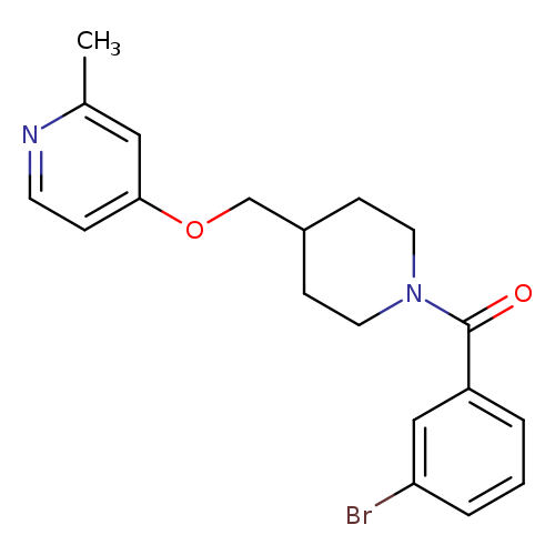4-{[1-(3-bromobenzoyl)piperidin-4-yl]methoxy}-2-methylpyridine