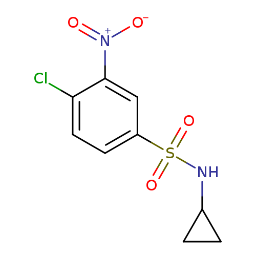 4-chloro-N-cyclopropyl-3-nitrobenzene-1-sulfonamide