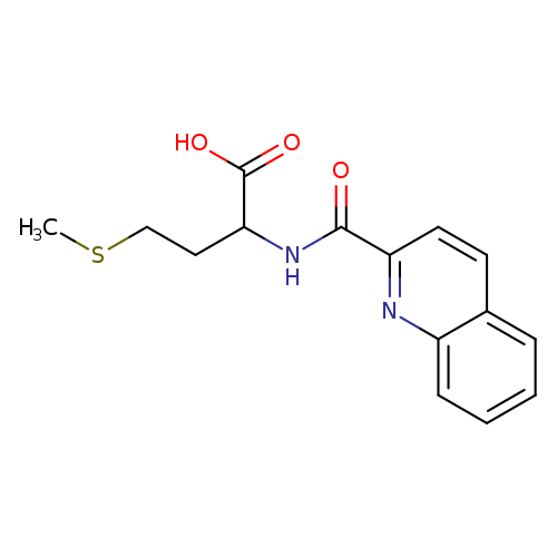 4-(methylsulfanyl)-2-(quinolin-2-ylformamido)butanoic acid