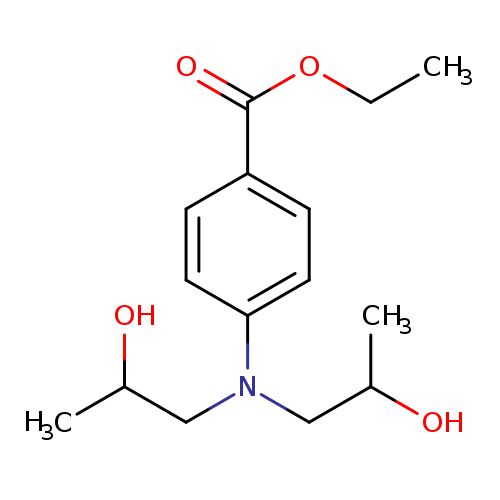 4-[BIS(2-HYDROXYPROPYL)AMINO]BENZOIC ACID, ETHYL ESTER