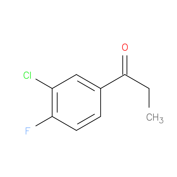 1-(3-Chloro-4-fluorophenyl)propan-1-one