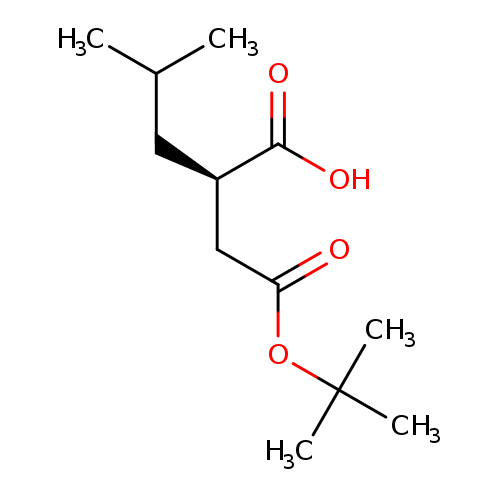 Butanedioic acid, 2-(2-Methylpropyl)-, 4-(1,1-diMethylethyl) ester, (2R)-