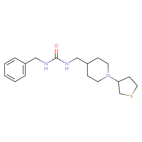 1-benzyl-3-{[1-(thiolan-3-yl)piperidin-4-yl]methyl}urea