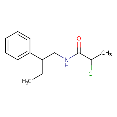 2-chloro-N-(2-phenylbutyl)propanamide