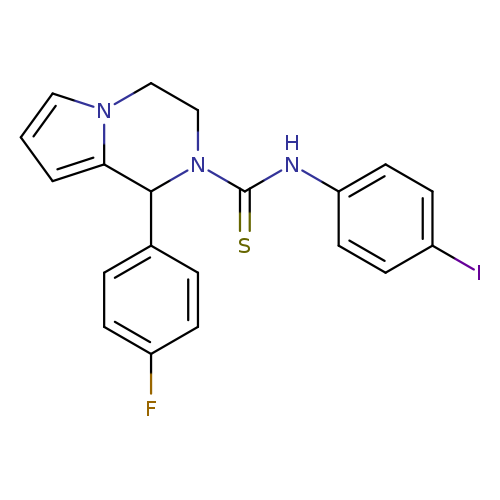 1-(4-fluorophenyl)-N-(4-iodophenyl)-1H,2H,3H,4H-pyrrolo[1,2-a]pyrazine-2-carbothioamide