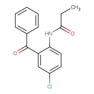 Propanamide, N-(2-benzoyl-4-chlorophenyl)-