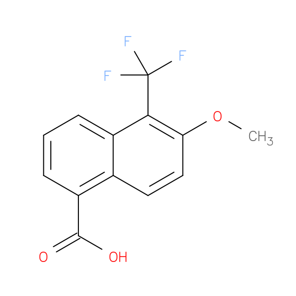 6-Methoxy-5-(trifluoromethyl)-1-naphthalenecarboxylic acid