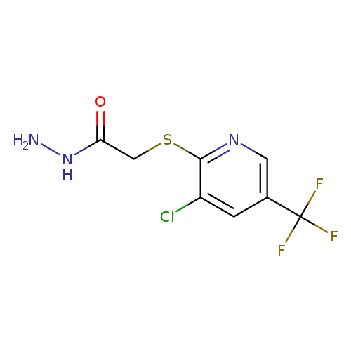 2-((3-Chloro-5-(trifluoromethyl)pyridin-2-yl)thio)acetohydrazide