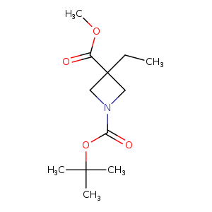 1,3-Azetidinedicarboxylic acid, 3-ethyl-, 1-(1,1-dimethylethyl) 3-methyl ester